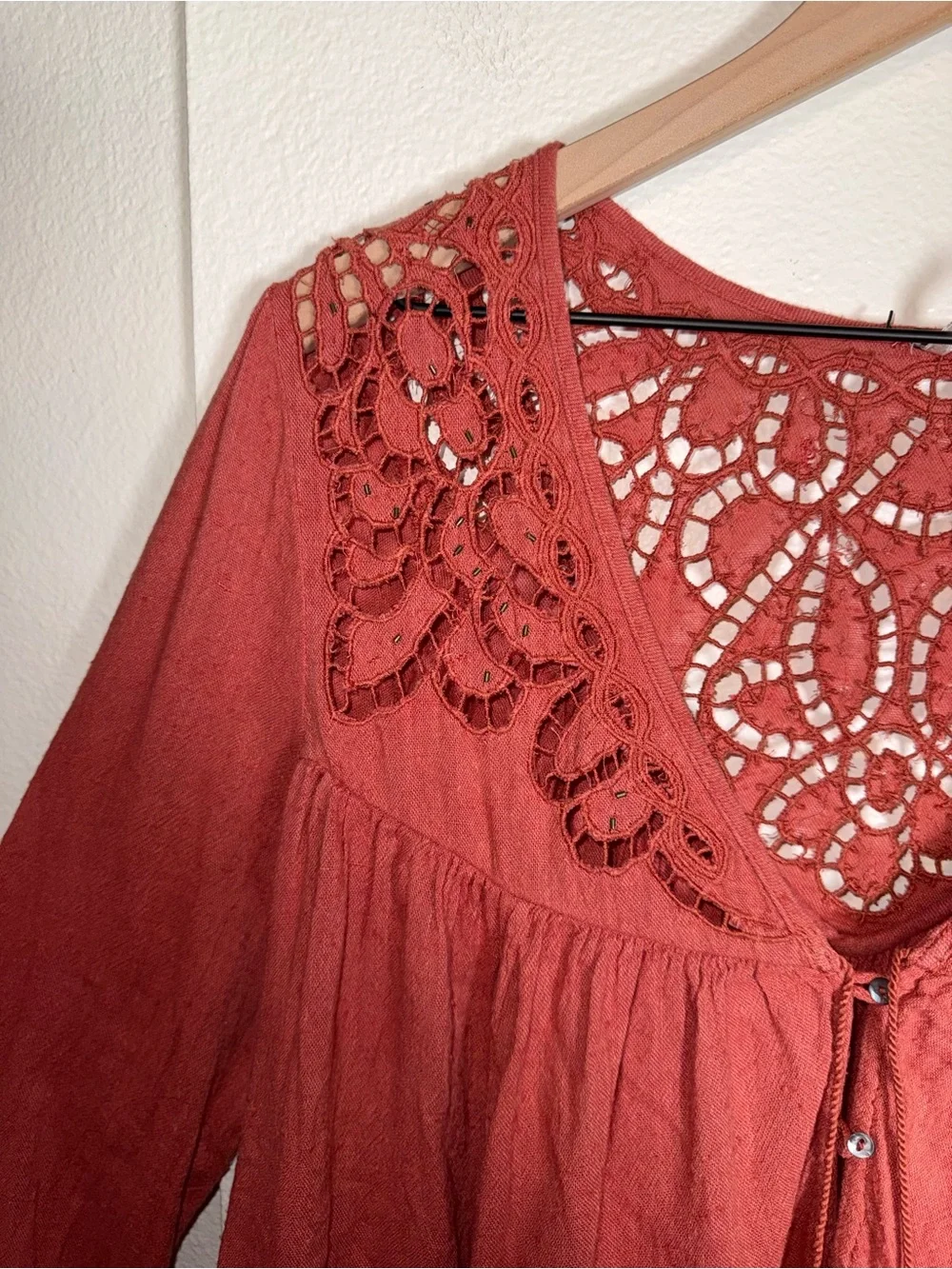 Anthropologie delicate crochet